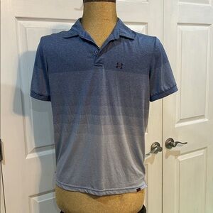 Hawke & Co Men's Blue Gradient Polo Shirt